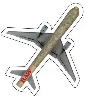 Naklejka RAW CONE PLANE samolot