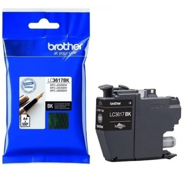 Brother Tusz LC3617BK Black 550str