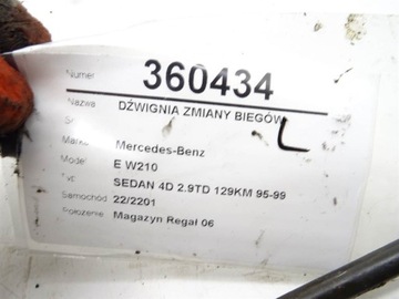 PÁKA PÁKY ŘAZENÍ MERCEDES W210 2.9 129KM 95-03