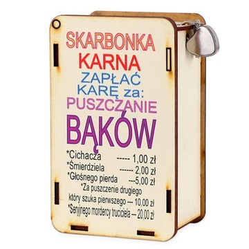 SKARBONKA prezent URODZINY 18-99 ślub wesele męża żony faceta wzory