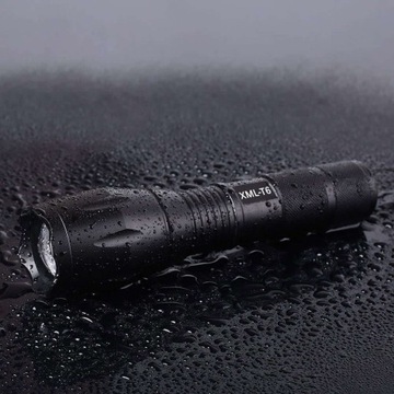 МОЩНЫЙ CREE T6 ZOOM ВОЕННЫЙ СВЕТОДИОДНЫЙ ТАКТИЧЕСКИЙ ФОНАРЬ