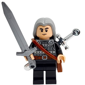 LEGO MOC Figurka Wiedźmin / Geralt z Rivi