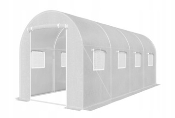 FOLIA NA TUNEL OGRODOWY FOLIOWY POSZYCIE SZKLARNIA FOLIAK 4 x 2,5 m Biała