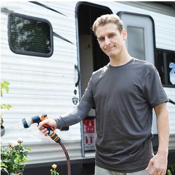 ZRASZACZ OGRODOWY CIŚNIENIE PISTOLET GŁÓWKA SPRAY DO PODLEWANIA 8 FUNKCJI