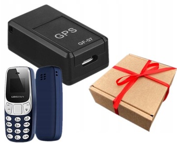 MINI LOKALIZATOR GPS PODSŁUCH + Mini Telefon L8