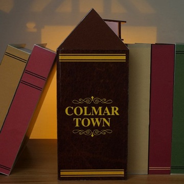 НАБОР ДЕРЕВЯННЫХ МИНИАТЮРНЫХ КНИГ «Сделай сам» КУКОЛЬНЫЙ ДОМИК