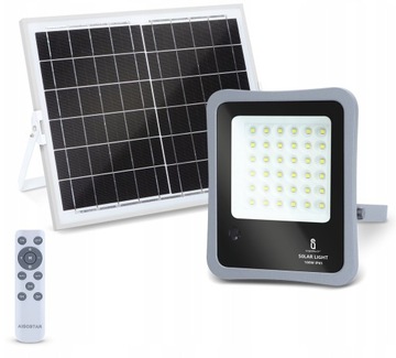 Halogen LED 100 W 1200 lm + panel solarny pilot