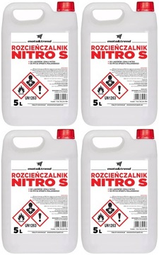 Rozpuszczalnik Rozcieńczalnik NITRO S 4X5L PL