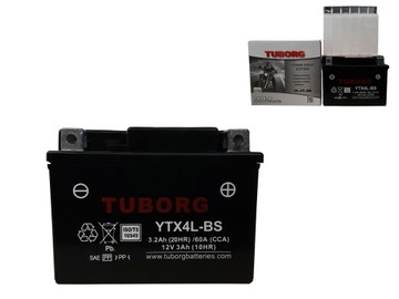 Akumulator TUBORG YTX4L-BS 12V 3AH 60A Agm ZAMIENNIK YUASA VARTA EXIDE