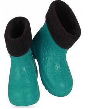 Детские резиновые сапоги, резиновые сапоги, Утепленная обувь, легкий польский ЭВА.