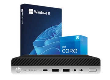 komputer HP 800 G5 mini i5-9500 DDR4 16GB M.2 NVME 256GB Win11