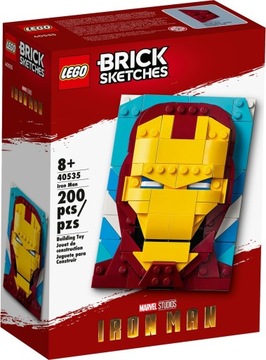 LEGO 40535 Brick Sketches - Iron Man NOWY