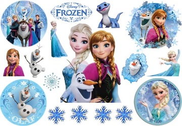 Tatuaże Dla Dzieci Zmywalne KRAINA LODU Elsa Olaf