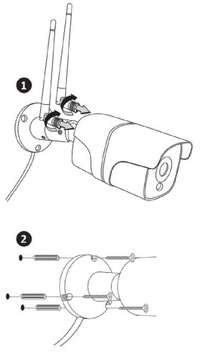 Wi-Fi камера TUYA SMART Cosmo Z2 IP65 315649 Goldlux (ранее Polux)