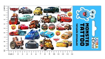 НАБОР НАКЛЕЙКИ + ТАТУ ДЛЯ ДЕТЕЙ ДЕТСКИЕ МАШИНКИ МАШИНКИ ЗИГЗАГ КАЧЕСТВА