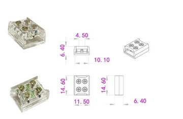 РАЗЪЕМ СВЕТОДИОДНОЙ ЛЕНТЫ РАЗЪЕМ COB ВИНТОВЫЙ КАБЕЛЬ 10 мм