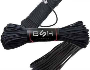 LINKA PARACORD MOCNA SOLIDNA 30M/100FT SURVIVAL OUTDOOR SZNUR TAKTYCZNY