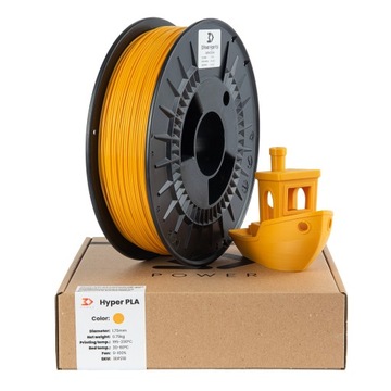 Filament 3DPower Hyper PLA 1.75mm Żółty 0.75kg
