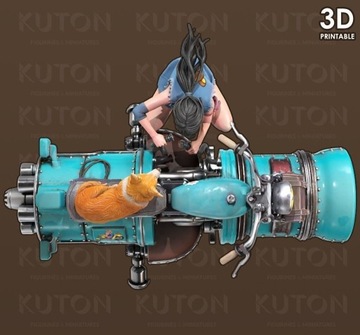 TOUJOU стимпанк Модель Кутон Лепит