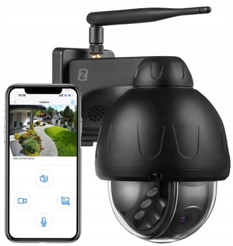 Bezprzewodowa zewnętrzna WEWNĘTRZNA kamera obrotowa wifi smart HD APLIKACJA
