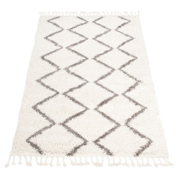 DYWAN Boho 200x300 Shaggy Miękki Z Frędzlami