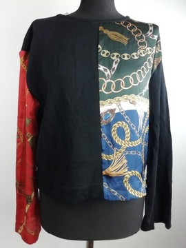 Bluzka we wzory Zara Basic rozmiar 38