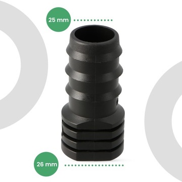 10x PE 25 ЗАГЛУШКА ЗАГЛУШКА КРЫШКА ШЛАНГА ЗАГЛУШКА КАПЕЛЬНАЯ ЛИНИЯ ТРУБА