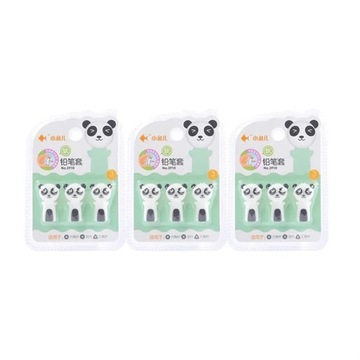 Мультяшные ручки для карандашей, мягкие силиконовые ручки для письма, защитный чехол для карандаша