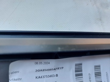 LIŠTA DVEŘE PRAVÝ PŘEDNÍ 2GA854940AF VW T-ROC NOVÁ ORIGINÁLNÍ