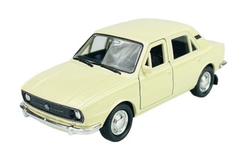 WELLY SKODA 105L 105 L BEŻOWY 1:34 METALOWY MODEL
