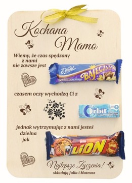 Prezent TABLICZKA DYPLOM Dzień Matki