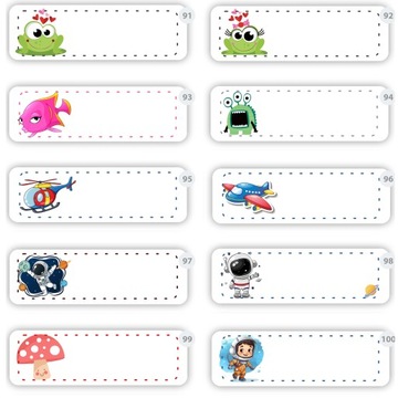 100 шт. ИМЕННЫЕ ЭТИКЕТКИ, ВОДОНЕПРОНИЦАЕМЫЕ НАКЛЕЙКИ ИМЕНИ