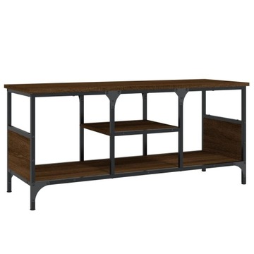 SZAFKA POD TELEWIZOR BRĄZOWY DĄB 100X35X45CM