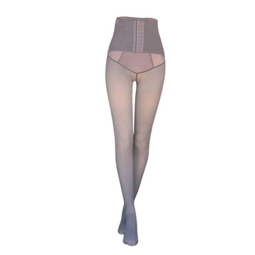 Moda damska zimowe rajstopy szare 360g
