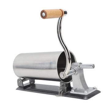 Наполнитель для колбас из нержавеющей стали, 3 л, ручная машина для производства колбас, горизонтальный фильтр