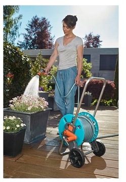 AQUAROLL S Gardena 18500-20 Катушка для садового шланга! Завершаем!