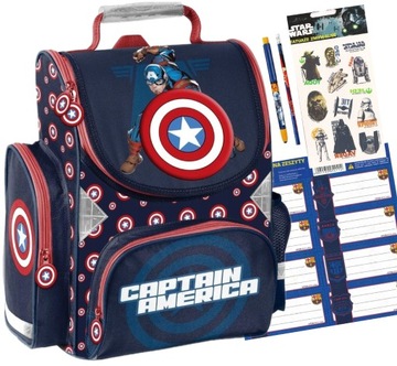 TORNISTER SZKOLNY MARVEL AVENGERS KAPITAN AMERYKA