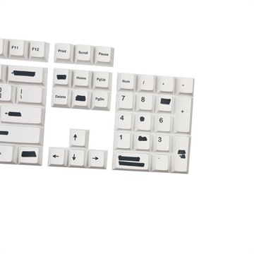 GMK Graffiti Keycap PBT Prosty biały wiśniowy kont