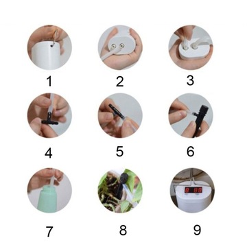 АВТОМАТИЧЕСКАЯ МАШИНА ДЛЯ ПОЛИВА ЦВЕТОВ С 8 КАПЕЛЬНЯМИ