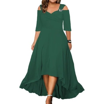 Women Solid Color Dresses Sexy Off Shoulder Dress