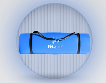 КОВРИК ДЛЯ ТРЕНИРОВОК ЙОГА ФИТНЕС МЯГКИЙ ТОЛЩИНА 1,5 СМ NBR БОЛЬШОЙ PARAMET FIT.ME