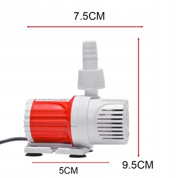 12V POMPA WODY W AKWARIUM 20W FONTANNY WODOSPADU 1200L/H POMPA GŁĘBINOWA