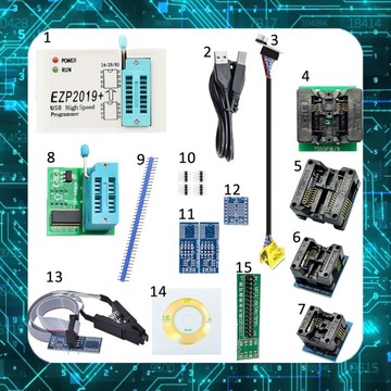 EZP2019+USB SPI EPROM BIOS Универсальный набор программаторов EEPROM и Flash