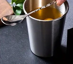 Zestaw barmański do koktajli SHAKER 750ml w tubie, 8 elem. stal nierdzewna