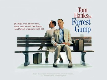 Plakat na płótnie Klasyczny Film Forrest Gump(1994