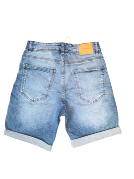 Spodenki jeans damskie PULL&BEAR niebieskie 40