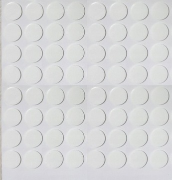 PODKŁADKI FILCOWE SAMOPRZYLEPNE POD MEBLE krzesło fotel ŚREDN. 2,6cm 15szt