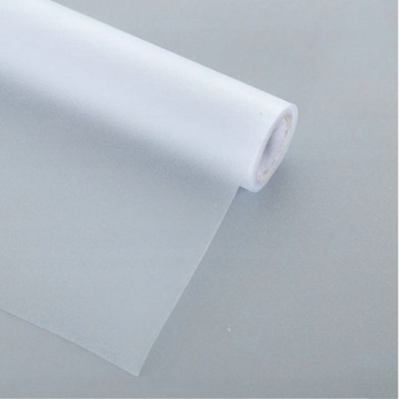 GRUBA FOLIA MLECZNA MATOWA OKLEINA DO SZYB OKIEN 152X50 SZRONIONA SZYBA