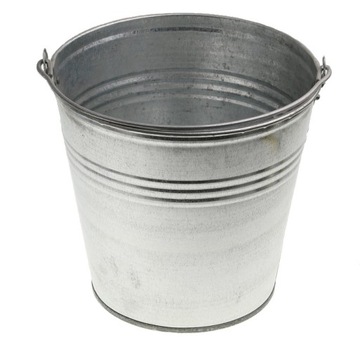 ВЕДРО БЫТОВОЕ ОЦИНКОВАННОЕ МЕТАЛЛ 10 Л