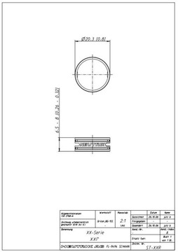 NEUTRIK XXR-6 синее кодировочное кольцо XLR